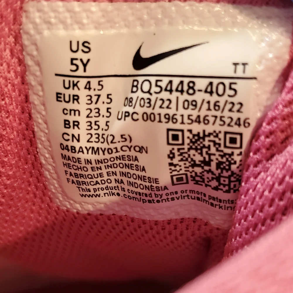 Nike Big Girls Court Borough Low 2 Casual Sneakers 5Y Womens 6.5